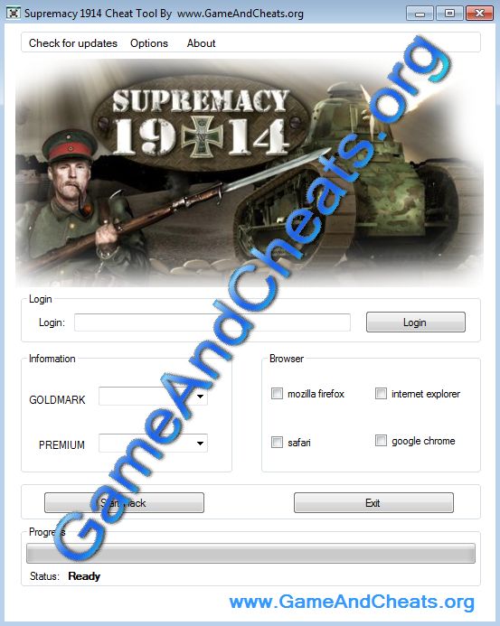 Supremacy 1914 goldmark hacked